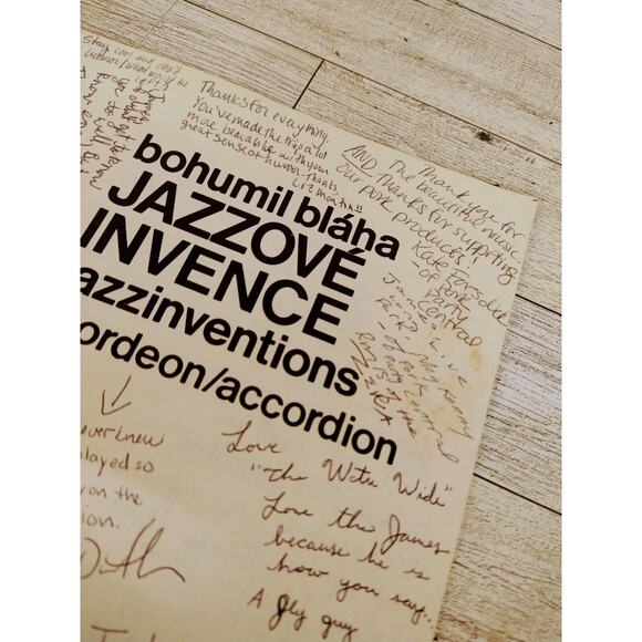 Jazzové Invence 1985 Accordion Vintage Sheet‎ Music Czech Panton Signed Ephemera - Picture 8 of 13